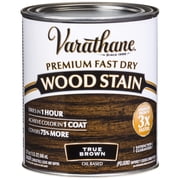 2 Pack, True Brown, Varathane Premium Fast Dry Wood Stain-333661, Quart