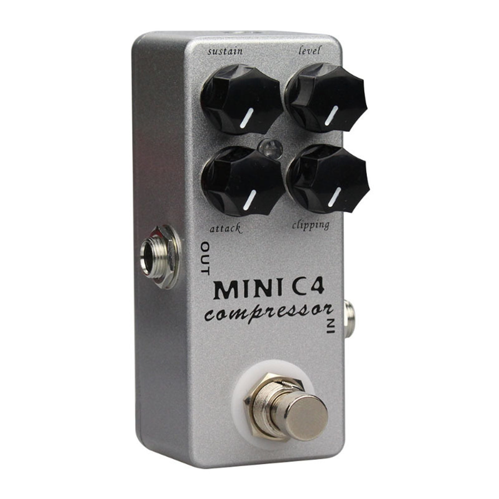 True Bypass C4 Compressor Bass Guitar Effect Pedal Overdrive 4 Modes Effector Guitar Effect Pedal Guitar Part Enduring