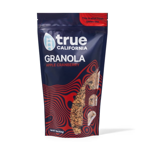 True California Granola, Apple Cranberry (1LB) Non-GMO, Gluten-Free, Vegan
