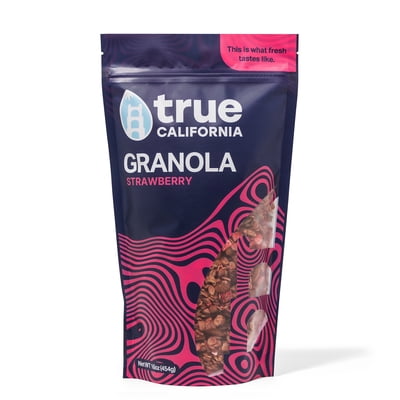 True California Granola, Strawberry (1LB) Non-GMO, Gluten-Free, Vegan