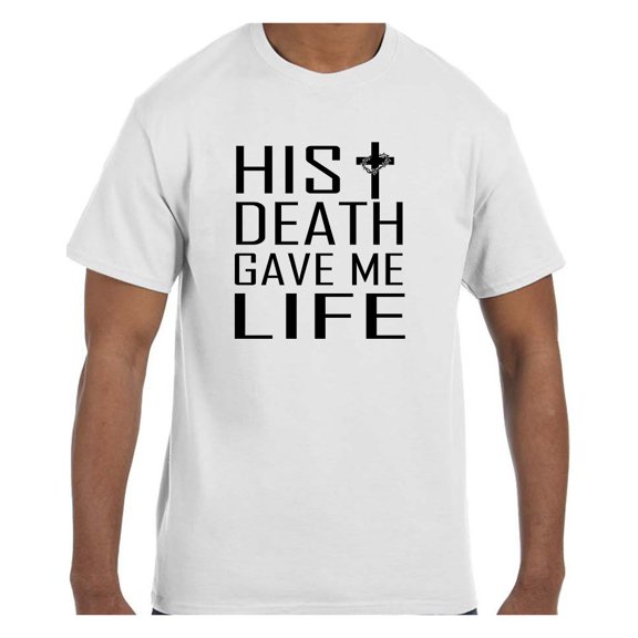 True City Life Christian Religous Tshirt Cross His Death Gave Me Life Jesus