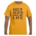 thumbnail image 1 of True City Life Christian Religous Tshirt Cross His Death Gave Me Life Jesus, 1 of 1