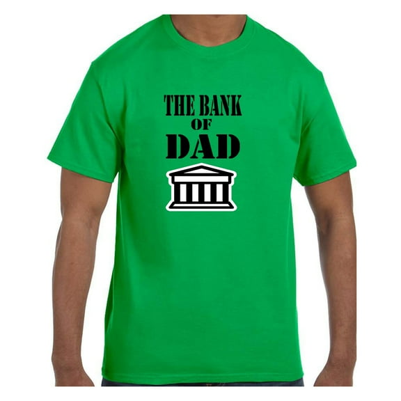 True City Life Funny Humor Tshirt Father's Day Bank of Dad