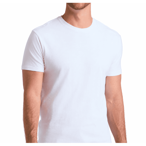 True Classic Mens T-Shirts Short Sleeve Crew Neck, Pack of 2, Size XXL, Color Black and White