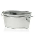 thumbnail image 1 of True Classic Ice Bucket, Galvanized Metal Bucket for Wines, Beer, Set of 1, 1 of 8