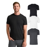 True Classic Mens T-Shirts   Short Sleeve Crew Neck T Shirts for Man, Cotton Blend Plain Novelty Mens T-Shirts, Pack of 3, Variety, XL