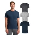 thumbnail image 1 of True Classic Mens T-Shirts – Short Sleeve Crew Neck T Shirts for Man, Cotton Blend Plain Novelty Men's T-Shirts, Pack of 3, Variety, S, 1 of 7