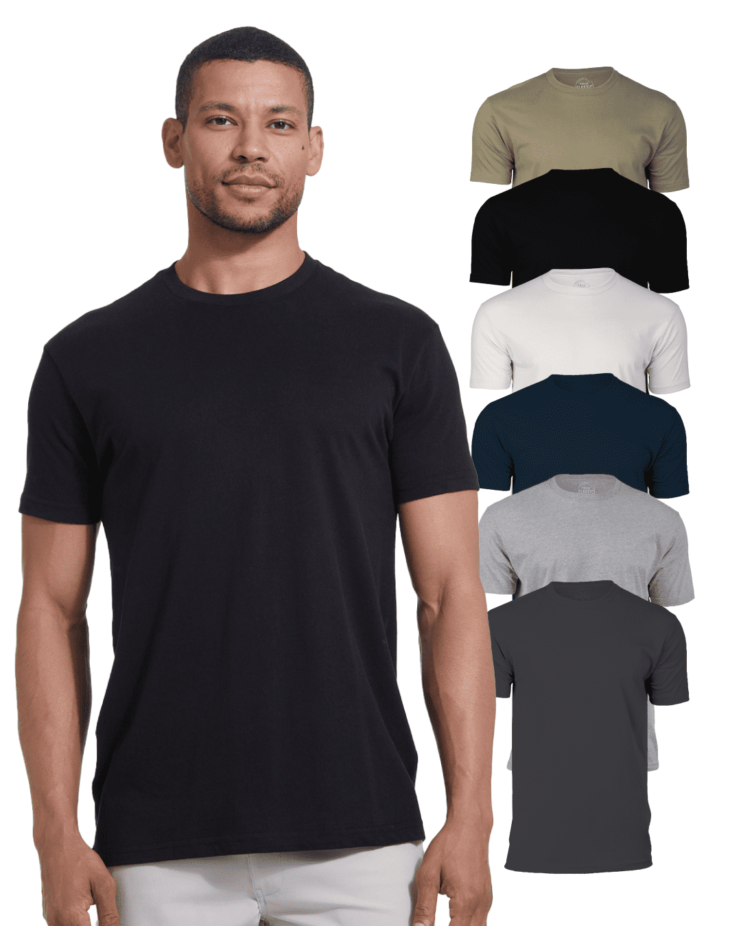 Men's Assorted VNeck TShirts, 6Pack
