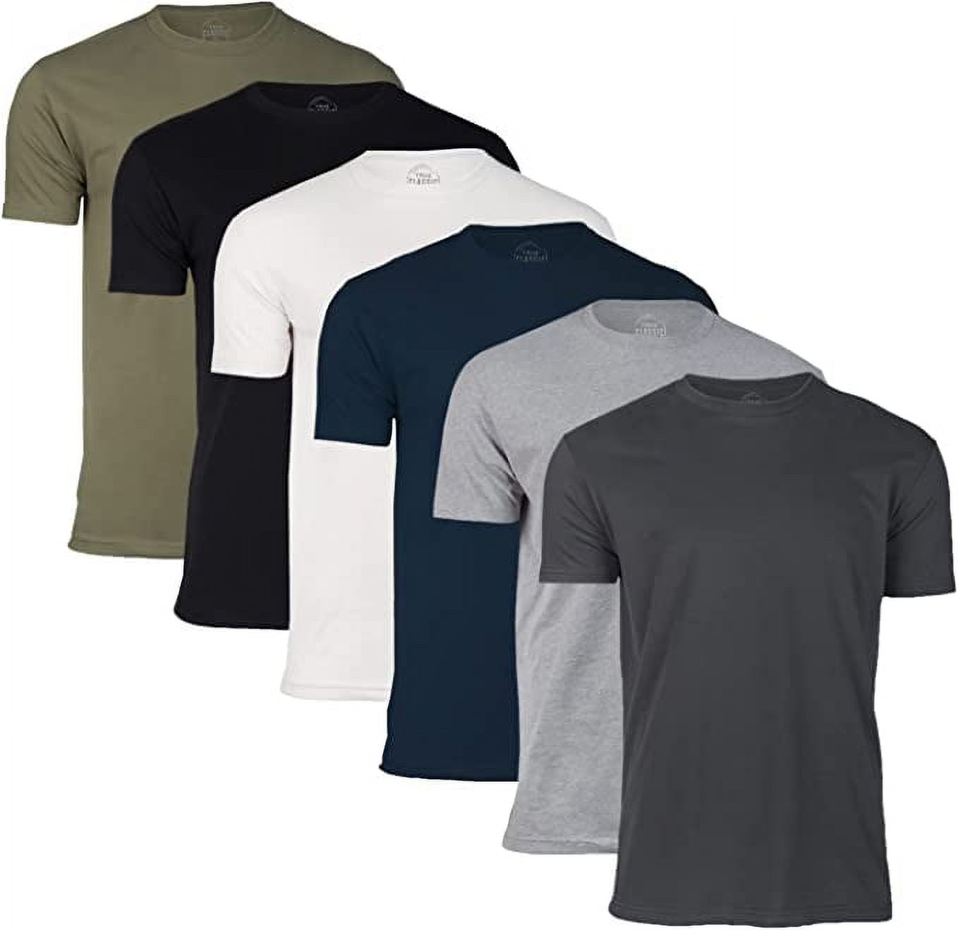Lucky Brand Blend Graphic Sleeve Men\'s Short Soft Cotton T-Shirt 2-Pack Jersey Logo Tee Print