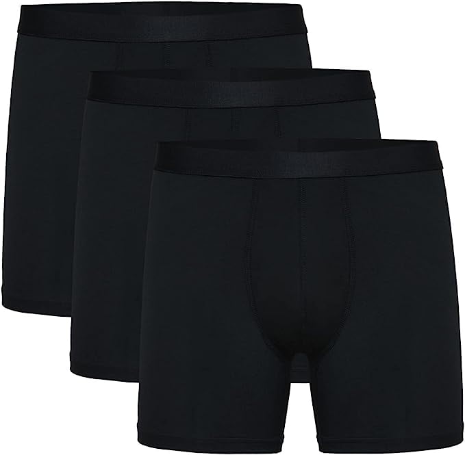 True Classic UltraSoft Boxer Briefs for Men Pack of 3, NoRide