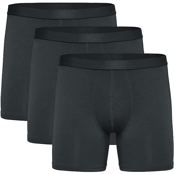 True Classic UltraSoft Boxer Briefs for Men Pack of 3, NoRide