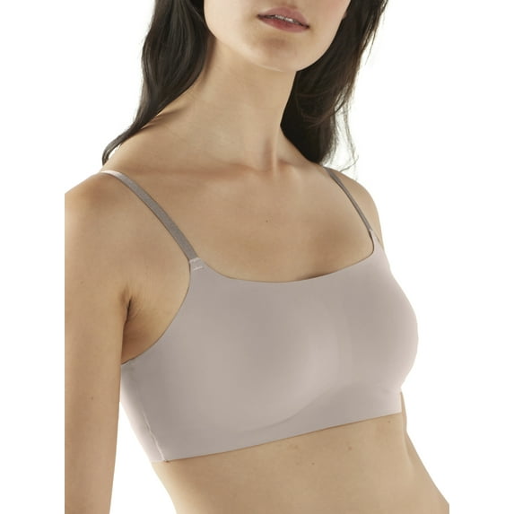 True & Co Women's True Body Scoop Neck Adjustable Strap Bra