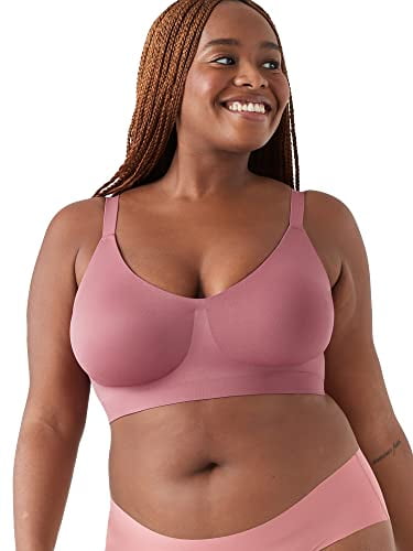 NEW True & Co Soft Form V-Neck Bralette Bra Size Small Rouge Pink