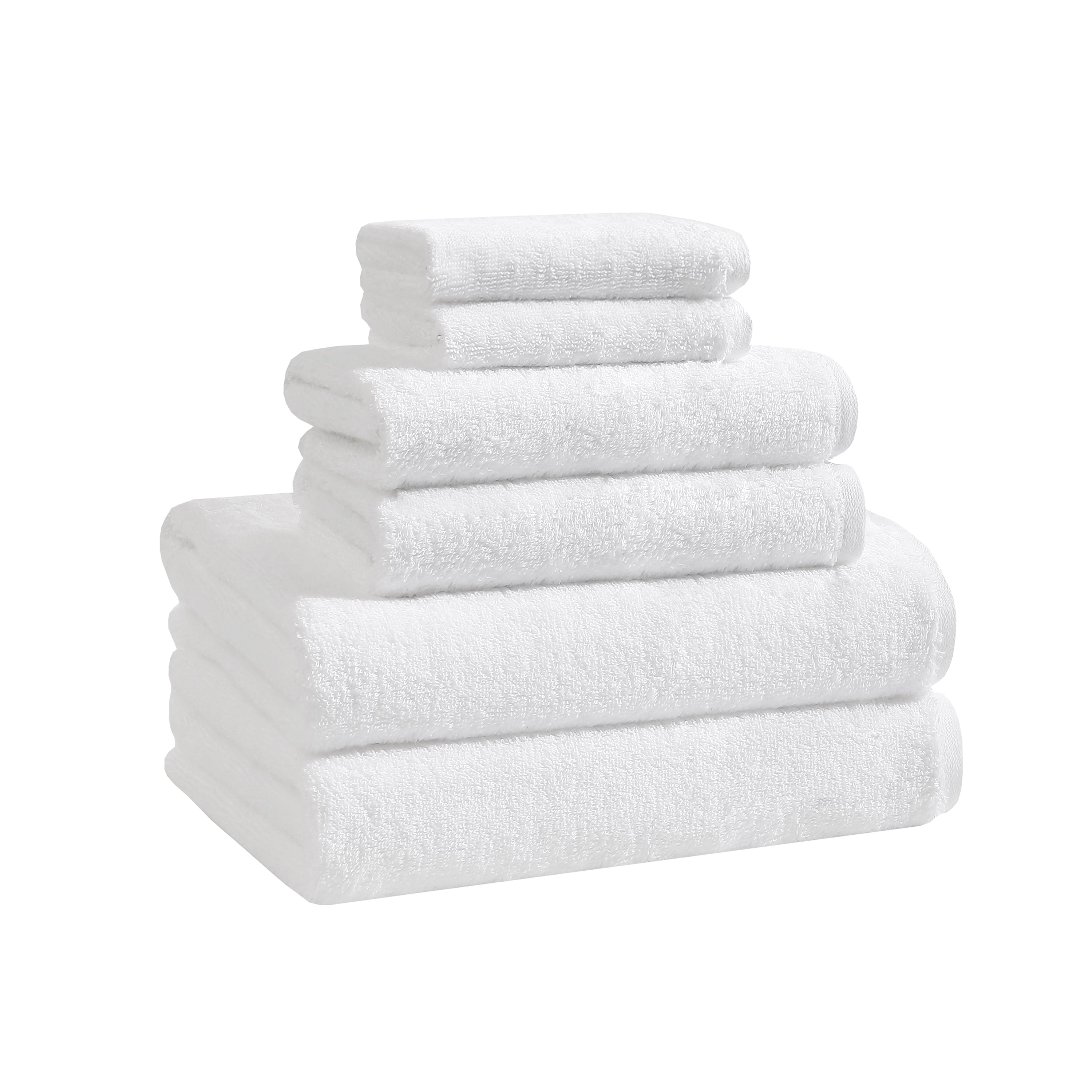 White Cotton Hand and Washcloth Set