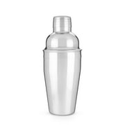 True Contour Cocktail Shaker, 8.5 oz Stainless Steel Cobbler Shaker With Cap And Strainer - Drink Shakers for Cocktails and Liquor