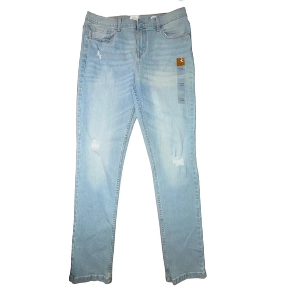 True Craft Big Girl's Light Blue Tapered Jeans size 20 Average