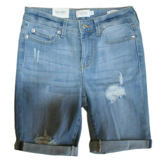 True Craft Junior Women's Mid-Rise Bermuda Shorts Size 3