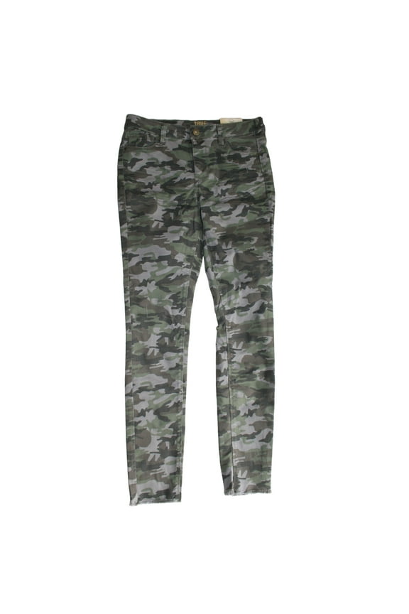 Women's Mid-Rise Skinny Camouflage Jeans Size 7