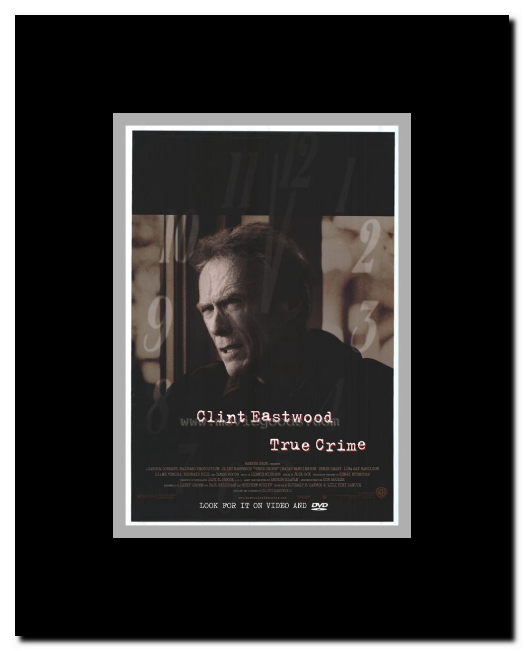 True Crime Framed Movie Poster