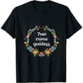thumbnail image 1 of True Crime Goddess Funny Murderino True Crime Lover Womens T-Shirt Black M, 1 of 5