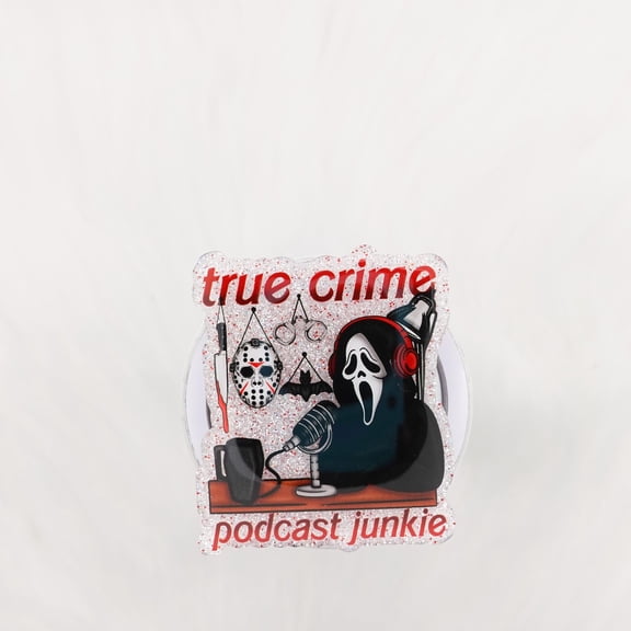True Crime Grip | Scream Popsocket | Scary Movie Phone Grips | Crime Podcast grip