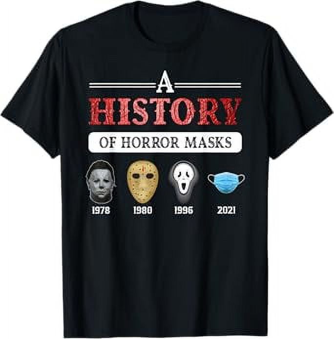 True Crime & Serial Killer A History Of Horror Masks TShirt
