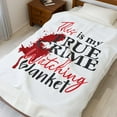 thumbnail image 1 of True Crime Watching Blanket, Cozy Blanket For Movie Nights, Gift For Crime Show Lovers, Throw Blanket, Home Decor, Birthday Gift for Her Him, 1 of 4