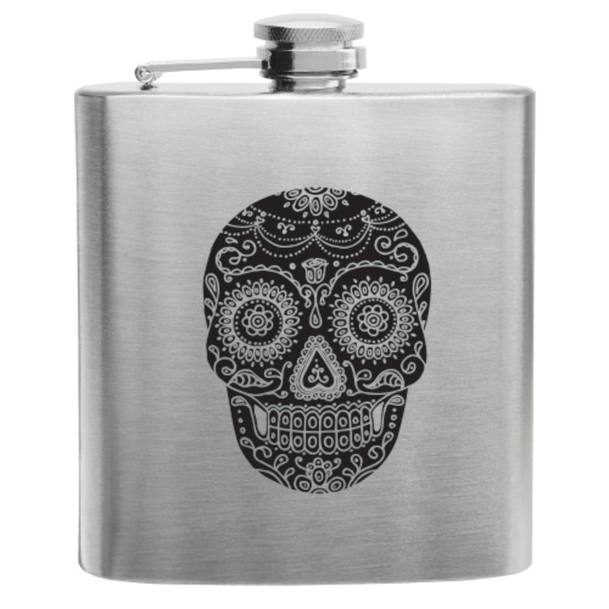 8oz Dia De Los Muertos Stainless Steel Flask 8oz Dia De Los Muertos Stainless Steel Flask