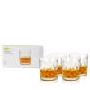 True Crystal Whiskey Glasses, Drinking Glasses Gift Set, 11 oz, Set of 4
