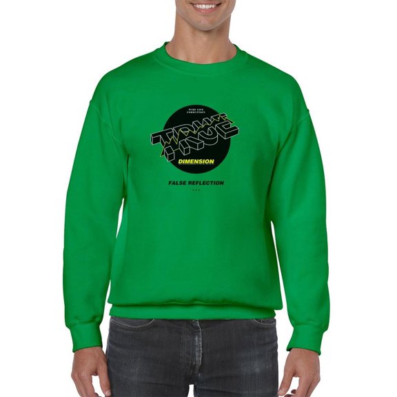 True Dimension Sweatshirt Men -Image by Shutterstock, Male Small