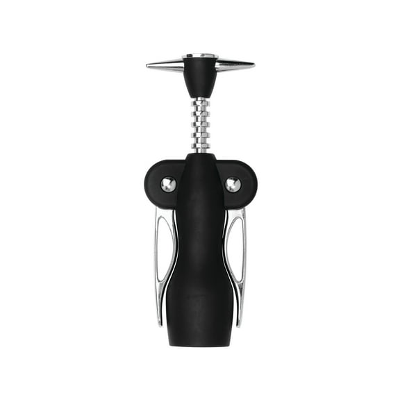 True Duke Winged Corkscrew Wine Opener for Home Bar, Wedding Gifts, Black