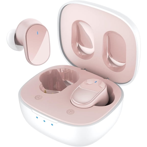 True  Earbuds 7  5.3, Stereo Earphones 10mm Driver with Deep Bass, 40ms Ultra Low Latency for Gaming, Running - 22H Playtime/ Control/ Modes/Built-in Mic -