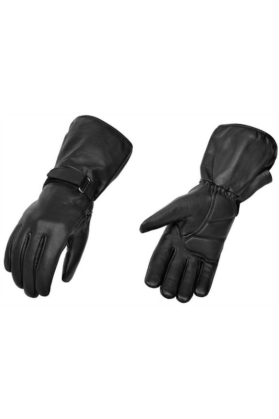 Men's Premium All-Weather Gauntlet Glove (Black, Medium)
