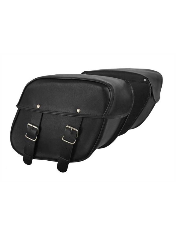 Motorcycle Leather Mountable Bag with Quick Release Clips