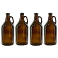 thumbnail image 1 of True Fabrications 1/2 Gallon Amber Beer Growler - Reusable - Has UV Protectio..., 1 of 2