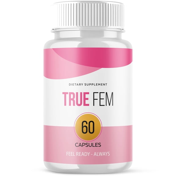 True Fem Pills Advanced Formula General Women's Health Support Hormonal Balance 60 Capsules