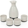 thumbnail image 1 of True Fervor Ceramic Sake Set, 3.5oz Saki Cups and 8oz Sake Bottle Carafe, 1 of 7