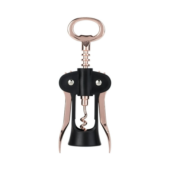 True Flyboy Copper And Black Winged Corkscrew, Self Centering Worm, Bottle Opener