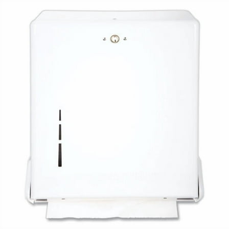 True Fold C-Fold/multifold Paper Towel Dispenser, 11.63 X 5 X 14.5, White | Bundle of 2