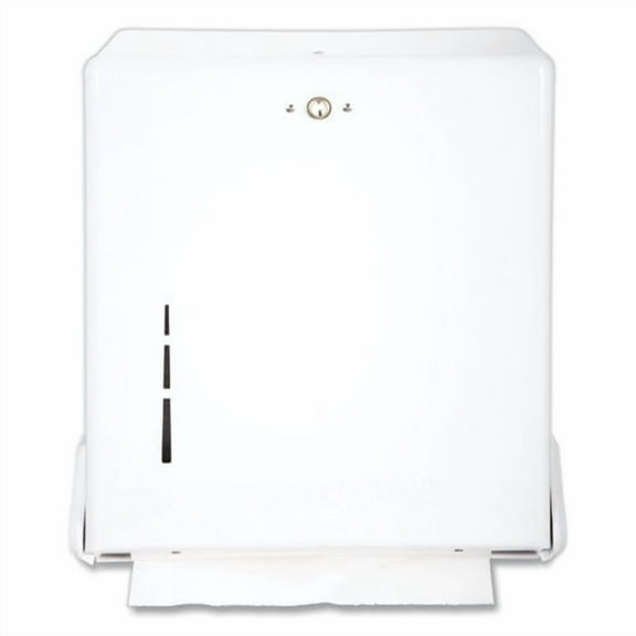 True Fold C-Fold/multifold Paper Towel Dispenser, 11.63 X 5 X 14.5, White | Bundle of 2