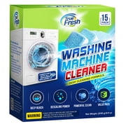 True Fresh Washing Machine Cleaning Tablets 15 Pack, Washer Machine Cleaner Tablets, Washer Cleaner Tablets Front Loader and Top Loader