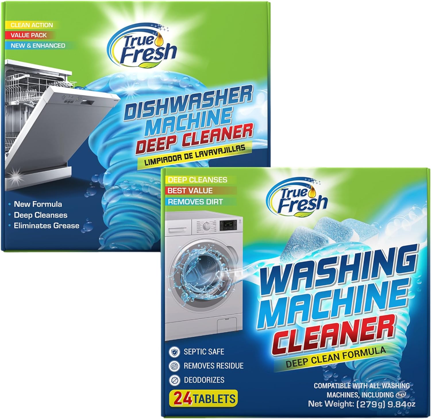 Glisten Dishwasher Magic Machine Cleaner and Detergent Booster, Garbage