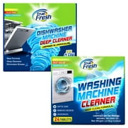 True Fresh Washing Machine Cleaner and Dishwasher Cleaner Tablets Bundle - 24 Pack Each