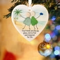 thumbnail image 1 of True Friends are Like Sea Glass, Heart-Shaped Sea Glass Friendship Decor, Timeless Friendship Heart Keepsake, Heart Acrylic Hanging Decorations, Birthday Gifts for Best Friend Women, 1 of 6