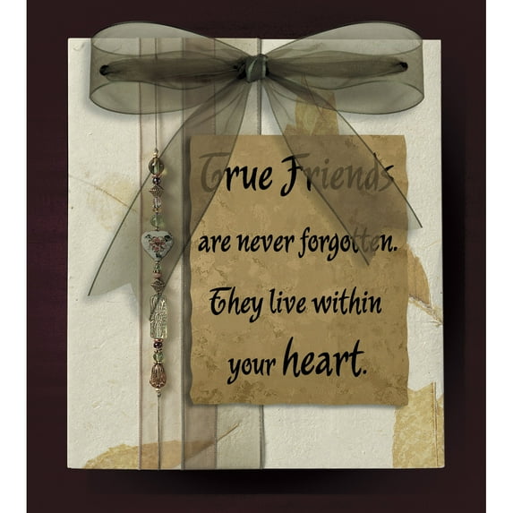 True Friends Wood Plaque