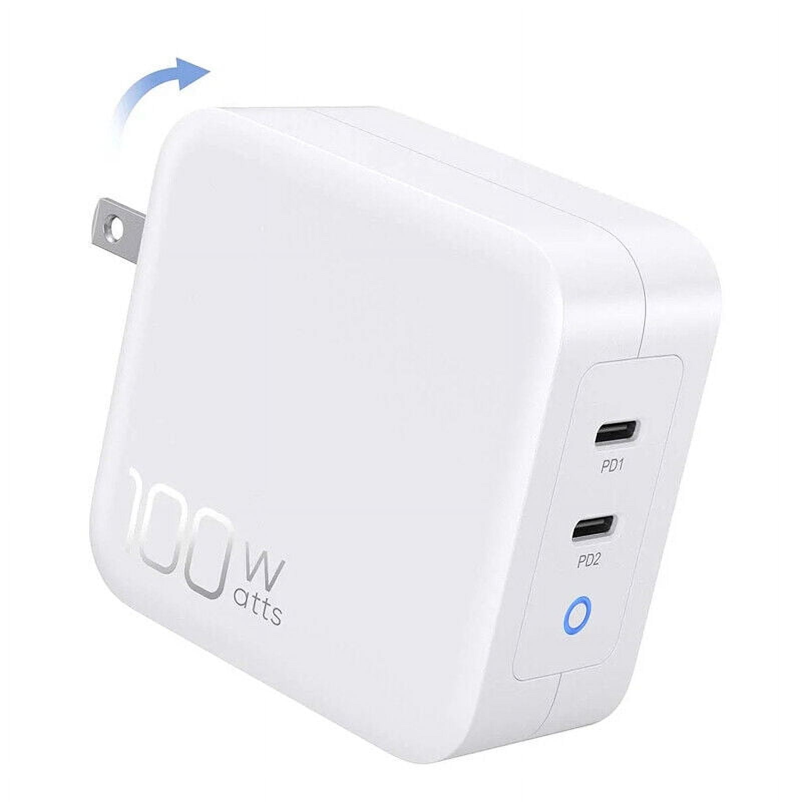 Idealforce True GaN 100W Wall Charger, Dual USB-C Ports, Fast PD3.0 ...