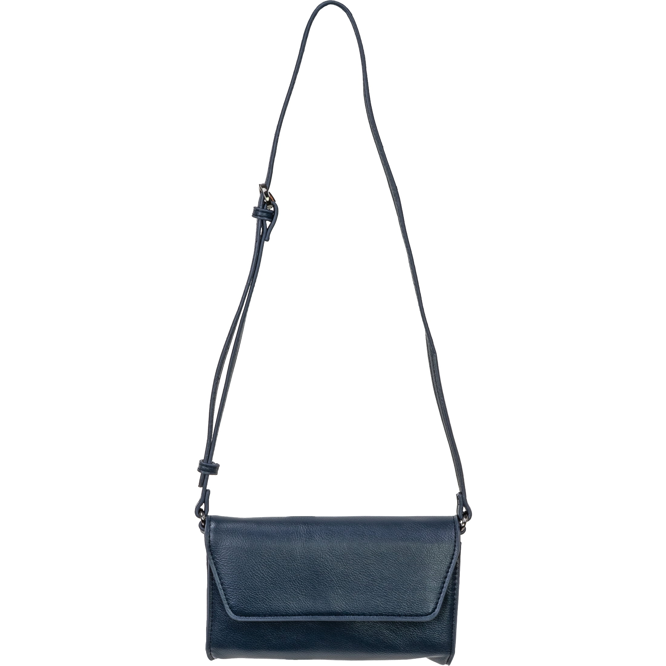 True Gear Women's Vegan Leather Clutch Crossbody Bag, Blue