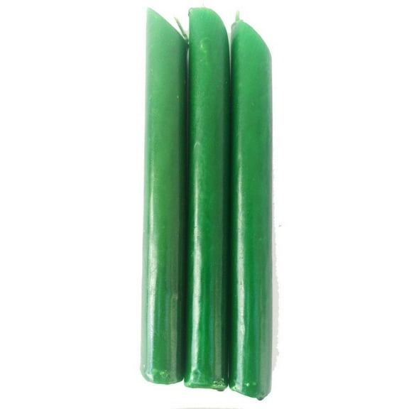 True Green (Hand-Dipped) Drip Candle 75 Packs