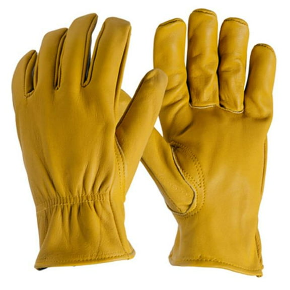 True Grip 9344-26 Deerskin Gloves, Elastic Wrist, Men's XL - Quantity 1