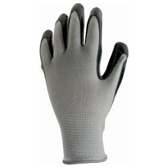 True Grip 98482-012 Nitrile-Coated Work Gloves, Men's L, 3-Pk. - Quantity 12